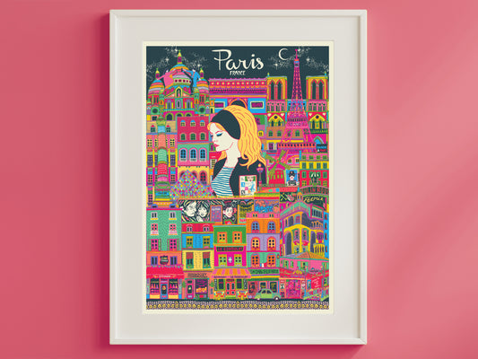 Paris Poster - Paris France Travel Print