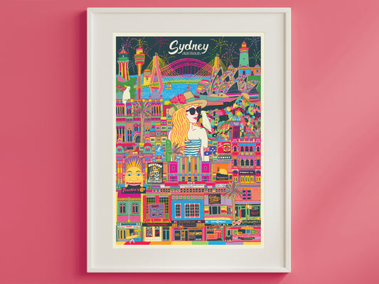 Sydney Australia Poster - Australia Travel Print