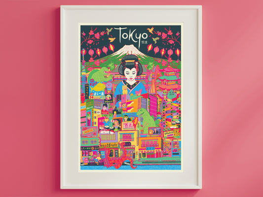 Tokyo Japan Poster - Japan Travel Print